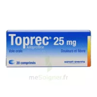 Toprec 25 Mg Comprimés Plq/20 à Saint-Vallier