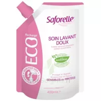 Saforelle Solution Soin Lavant Doux Eco-recharge/400ml à Saint-Vallier